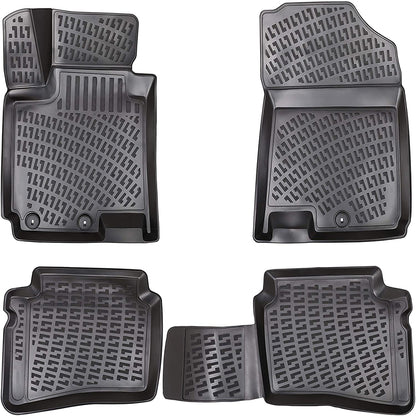 Covorase auto din cauciuc tip tavita Premium Line, Hyundai I20 (II), 2014-2020