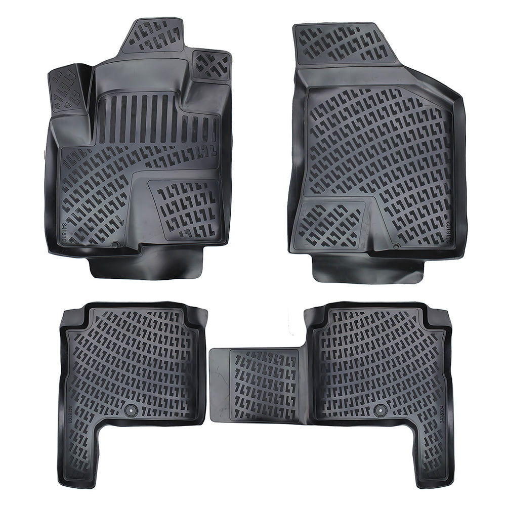 Covorase auto din cauciuc tip tavita Premium Line, Hyundai Santa Fe (II), 2006-2012