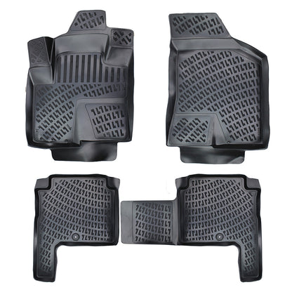 Covorase auto din cauciuc tip tavita Premium Line, Hyundai Santa Fe (II), 2006-2012