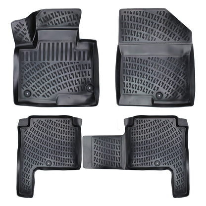 Covorase auto din cauciuc tip tavita Premium Line, Hyundai Santa Fe (III), 2012-2017
