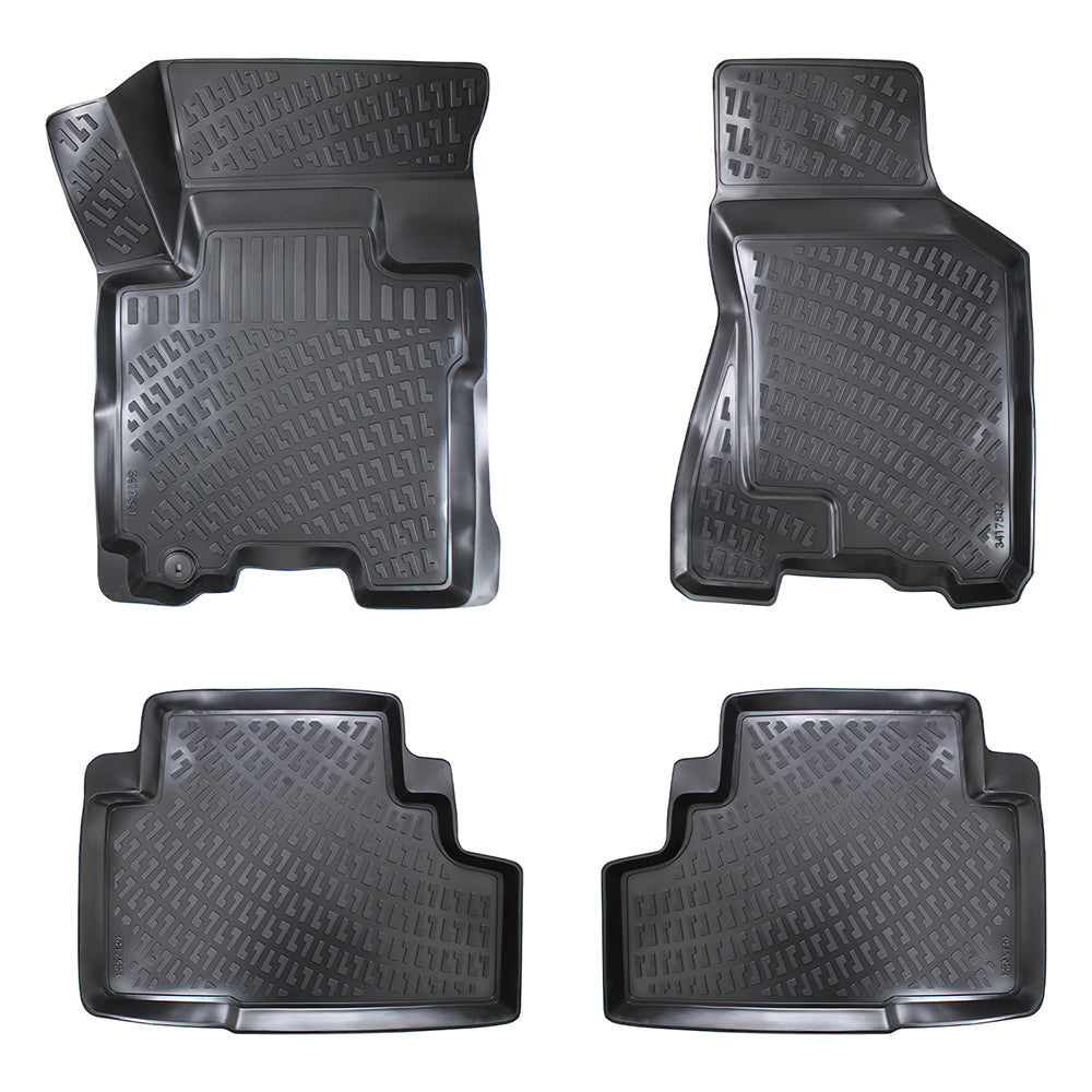 Covorase auto din cauciuc tip tavita Premium Line, Hyundai Tucson, 2004-2009
