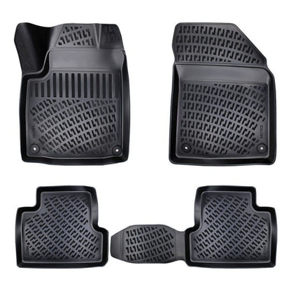 Covorase auto din cauciuc tip tavita Premium Line, Jeep Cherokee (KL), 2014-2019