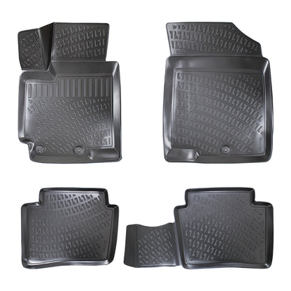 Covorase auto din cauciuc tip tavita Premium Line, Kia Rio (III), 2011-2017