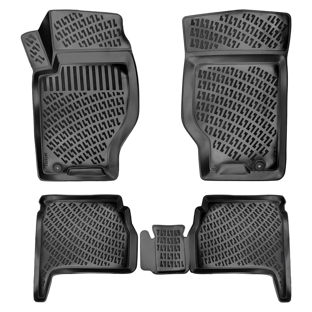 Covorase auto din cauciuc tip tavita Premium Line, Kia Sorento (I), 2002-2009