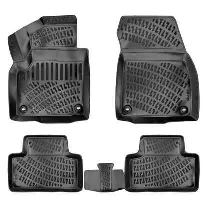 Covorase auto din cauciuc tip tavita Premium Line, Land Rover Range Rover Evoque (L538), 2011-2018