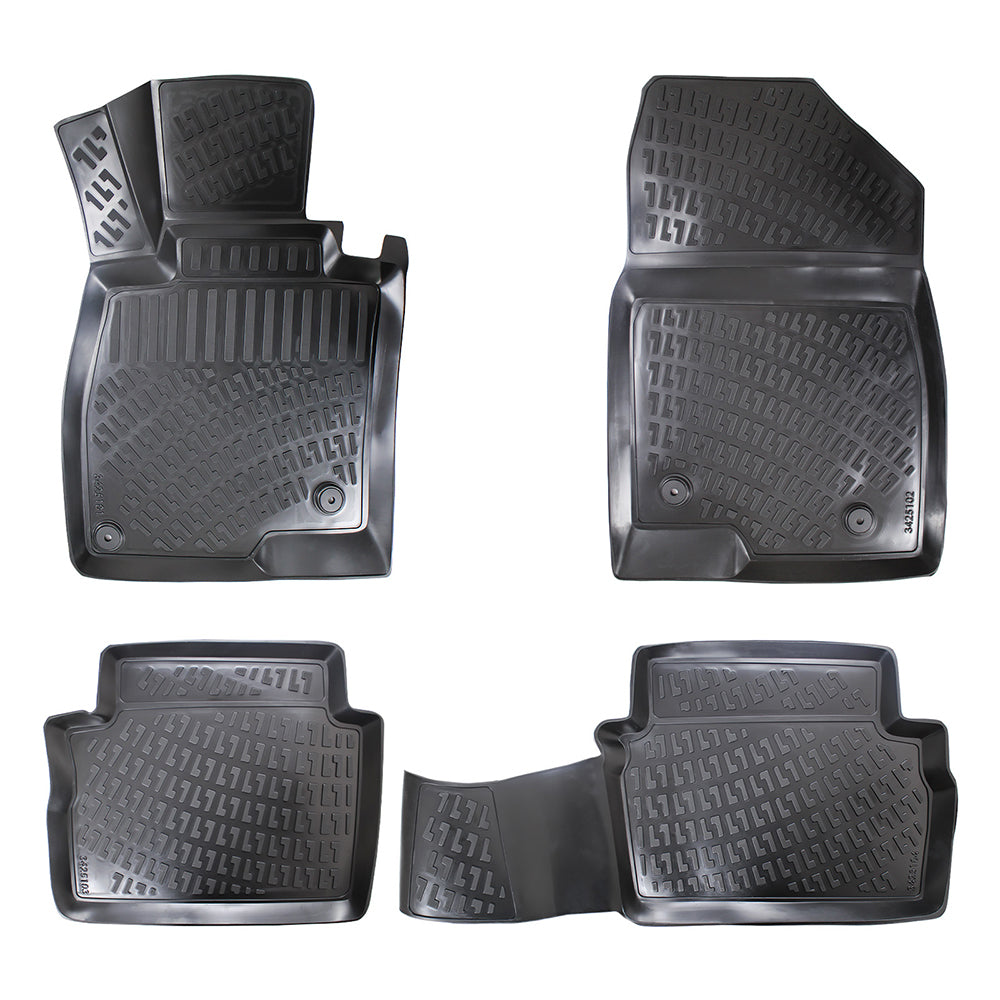 Covorase auto din cauciuc tip tavita Premium Line, Mazda 3 (III), 2013-2018