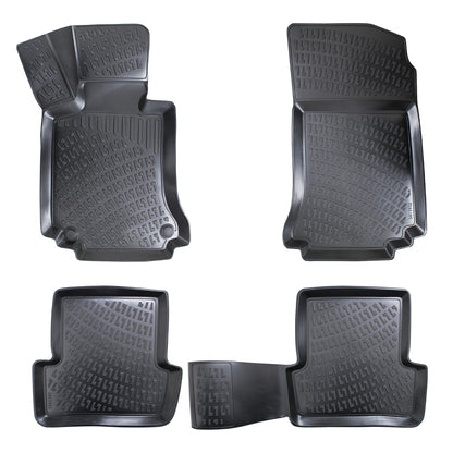 Covorase auto din cauciuc tip tavita Premium Line, Mercedes Clasa C (W204), 2007-2014
