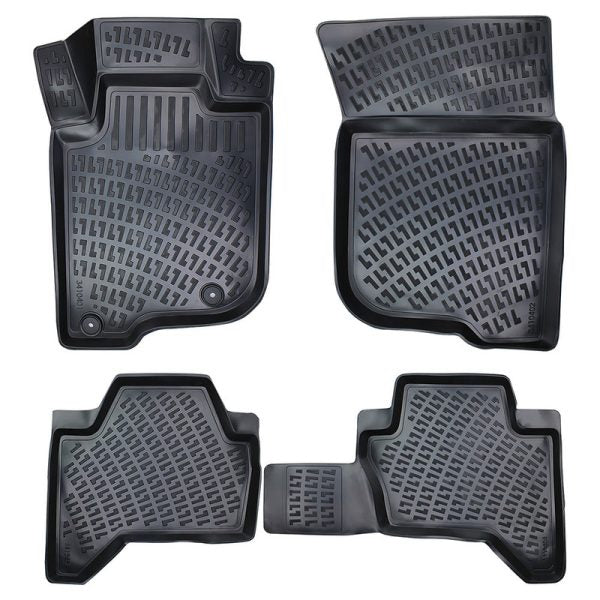 Covorase auto din cauciuc tip tavita Premium Line, Mitsubishi L200, 2005-2015