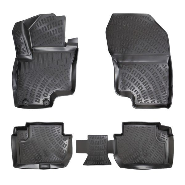 Covorase auto din cauciuc tip tavita Premium Line, Mitsubishi Outlander PHEV, 2013-2019