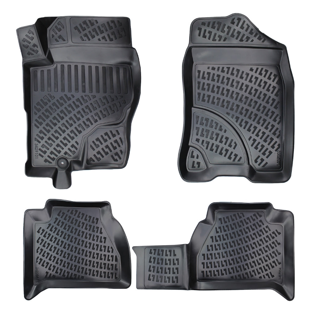 Covorase auto din cauciuc tip tavita Premium Line, Nissan Navara, 2005-2013