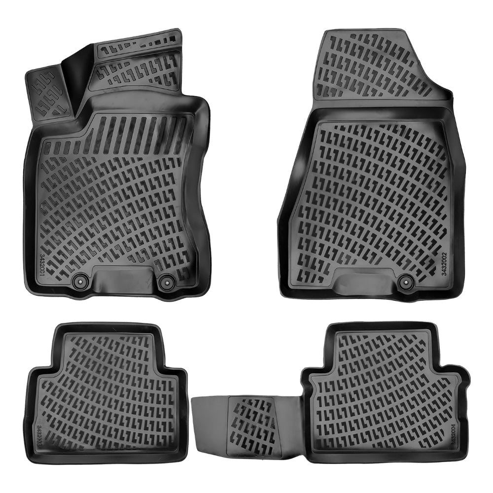 Covorase auto din cauciuc tip tavita Premium Line, Nissan Xtrail (T31), 2007-2013