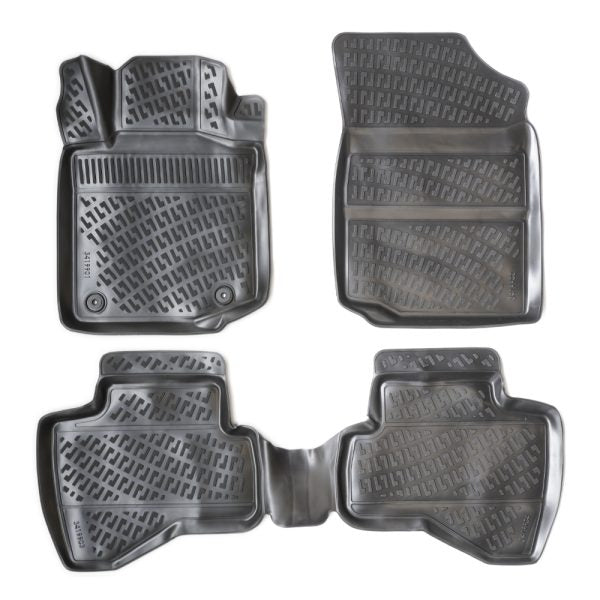 Covorase auto din cauciuc tip tavita Premium Line, Peugeot 107, 2005-2014