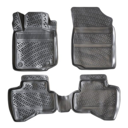 Covorase auto din cauciuc tip tavita Premium Line, Peugeot 107, 2005-2014