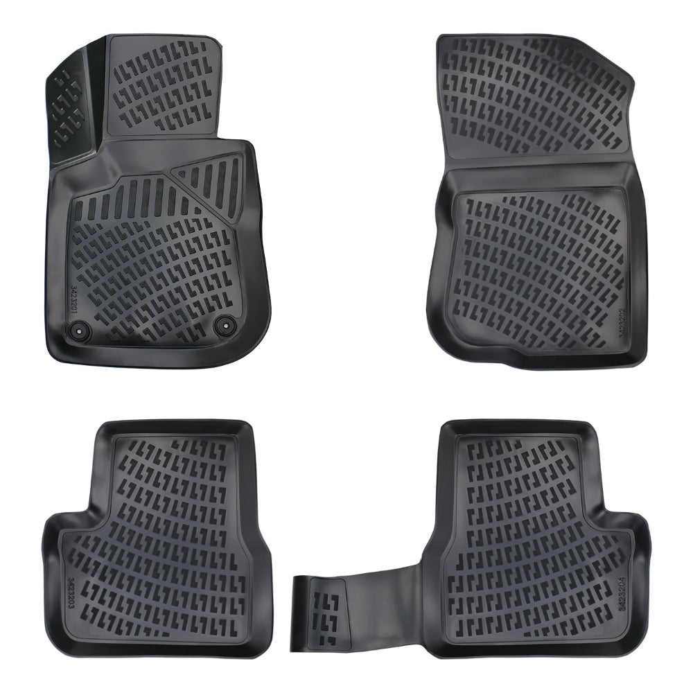 Covorase auto din cauciuc tip tavita Premium Line, Peugeot 2008 (I), 2013-2019