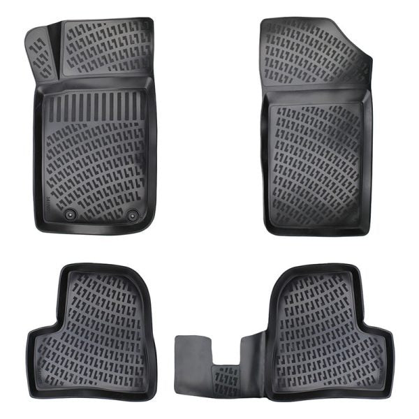 Covorase auto din cauciuc tip tavita Premium Line, Peugeot 206, 1998-2006