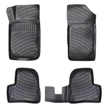 Covorase auto din cauciuc tip tavita Premium Line, Peugeot 206, 1998-2006
