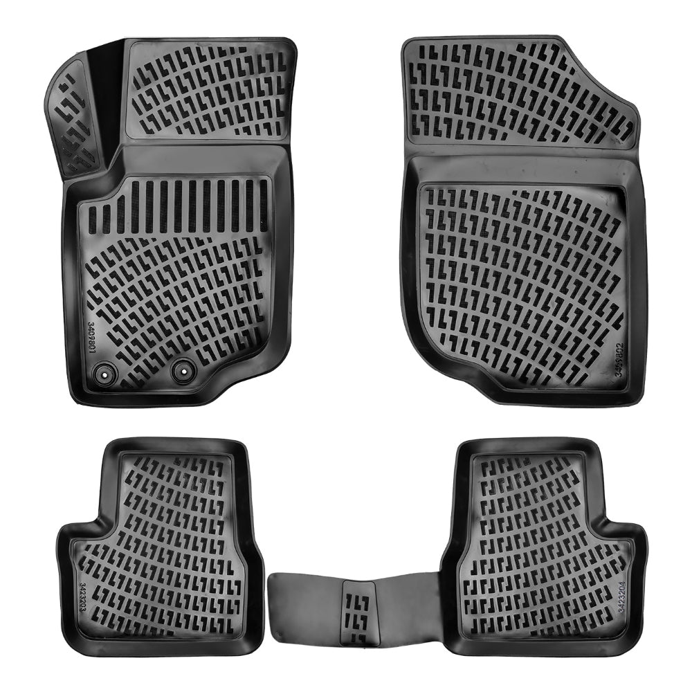 Covorase auto din cauciuc tip tavita Premium Line, Peugeot 207, 2006-2014