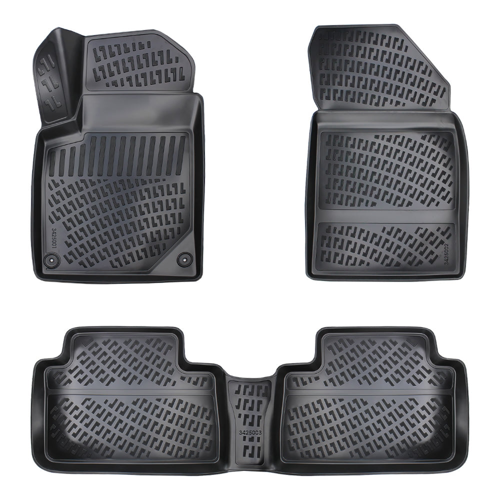 Covorase auto din cauciuc tip tavita Premium Line, Peugeot 407, 2003-2010