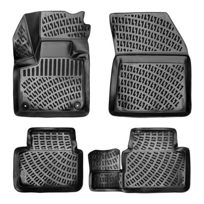 Covorase auto din cauciuc tip tavita Premium Line, Peugeot 5008 II (P87), 2017-