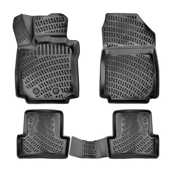 Covorase auto din cauciuc tip tavita Premium Line, Renault Clio (3), 2005-2012
