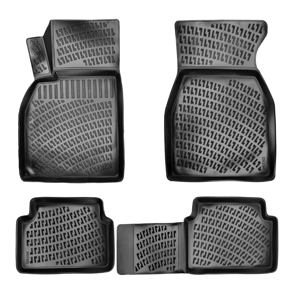 Covorase auto din cauciuc tip tavita Premium Line, Renault Megane (2), 2002-2009