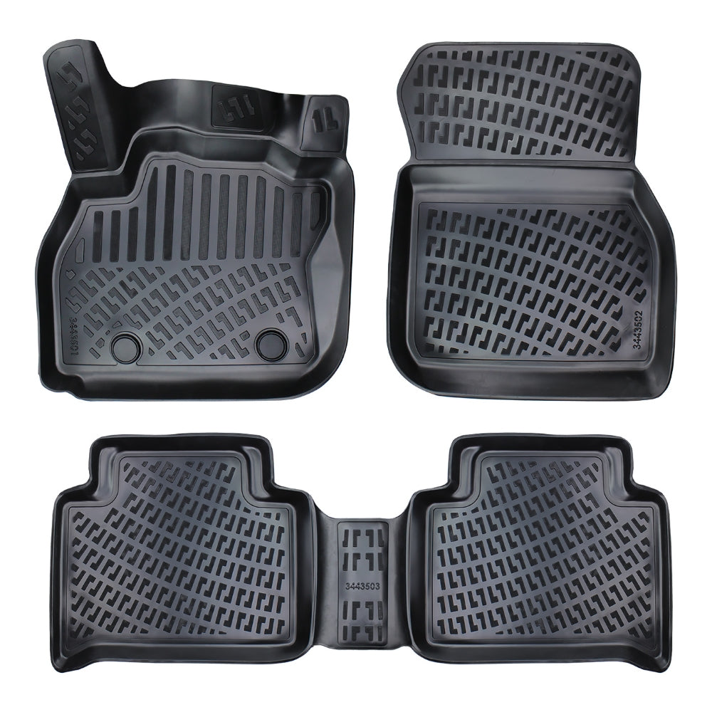 Covorase auto din cauciuc tip tavita Premium Line, Renault Zoe, 2012-2024