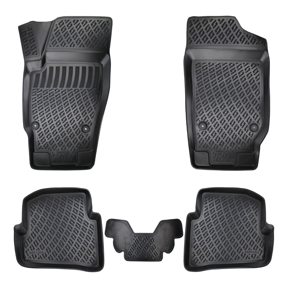 Covorase auto din cauciuc tip tavita Premium Line, Seat Ibiza (III), 2002-2008