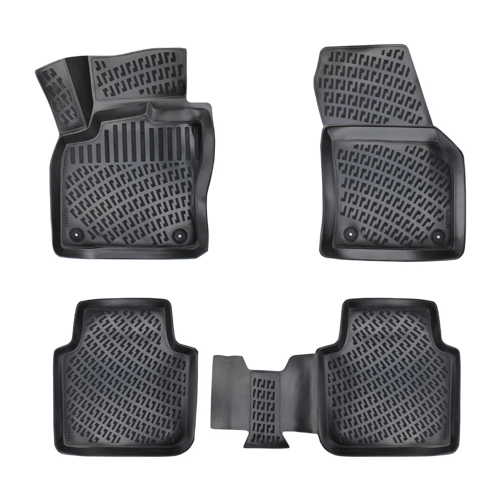 Covorase auto din cauciuc tip tavita Premium Line, Skoda Kodiaq, 2016-2024