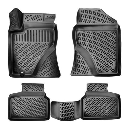 Covorase auto din cauciuc tip tavita Premium Line, Toyota Avensis (II), 2003-2009