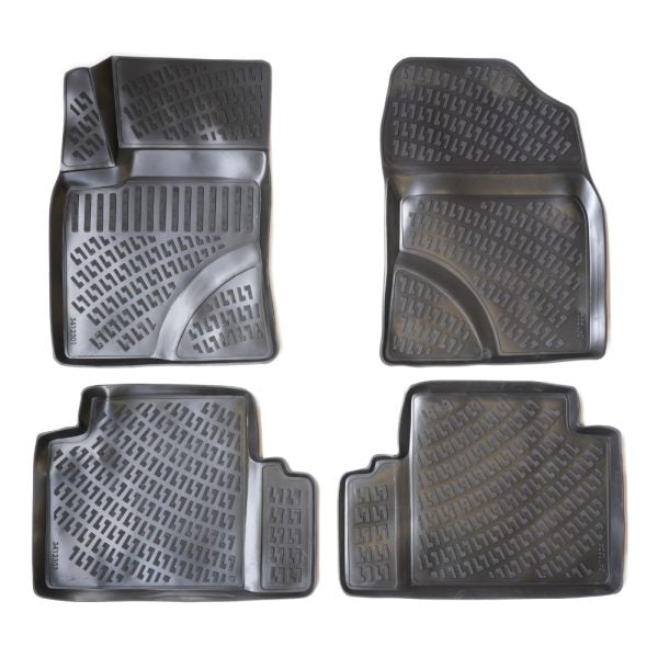Covorase auto din cauciuc tip tavita Premium Line, Toyota Avensis (III), 2009-2018