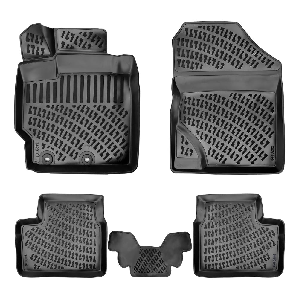 Covorase auto din cauciuc tip tavita Premium Line, Toyota Yaris (XP90), 2005-2013