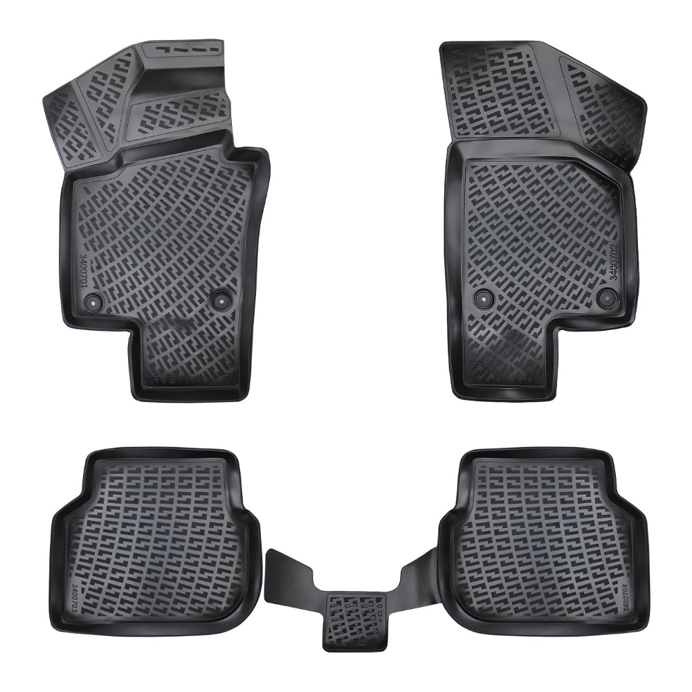 Covorase auto din cauciuc tip tavita Premium Line, Volkswagen Jetta (VI), 2010-2019
