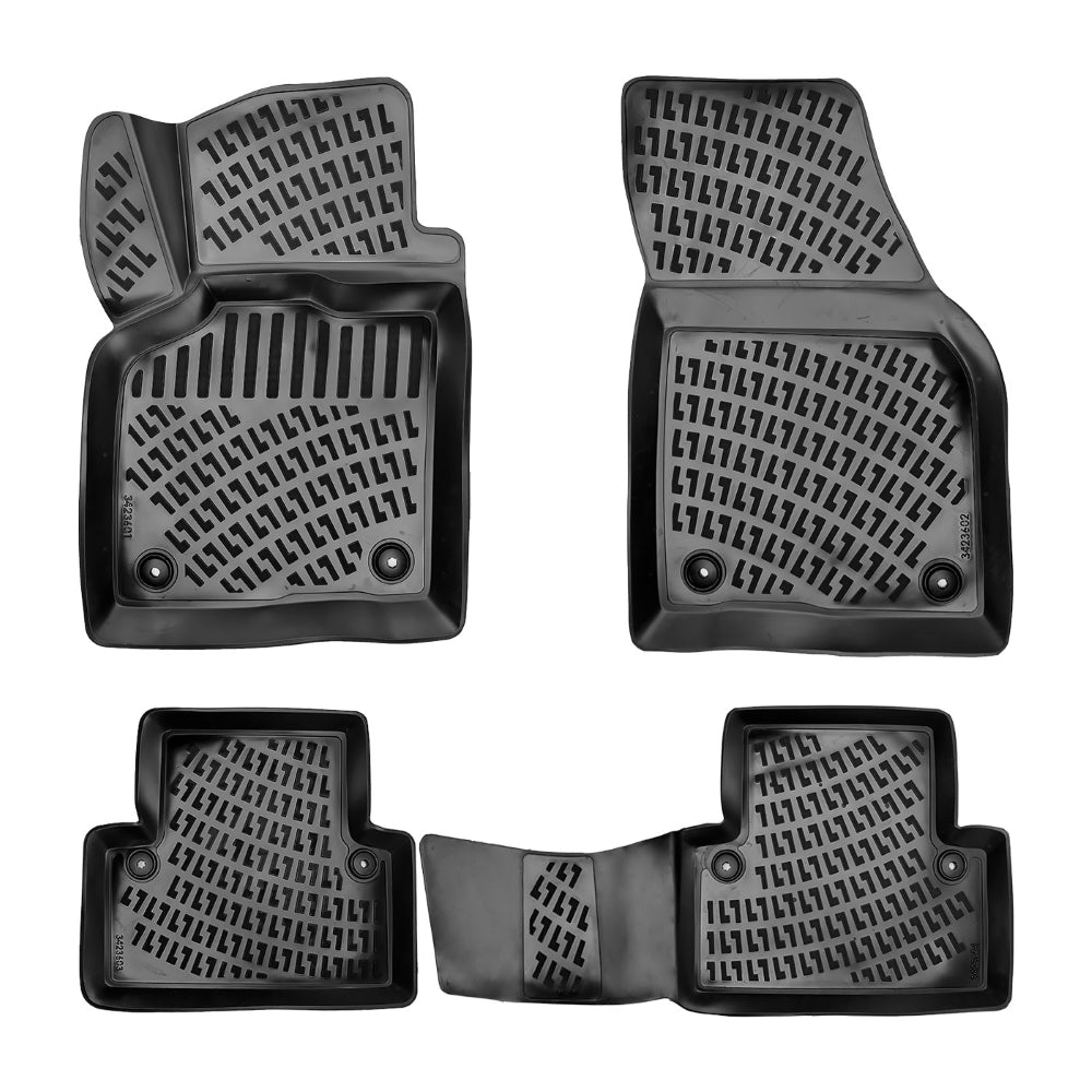 Covorase auto din cauciuc tip tavita Premium Line, Volvo S40 (II), 2004-2012