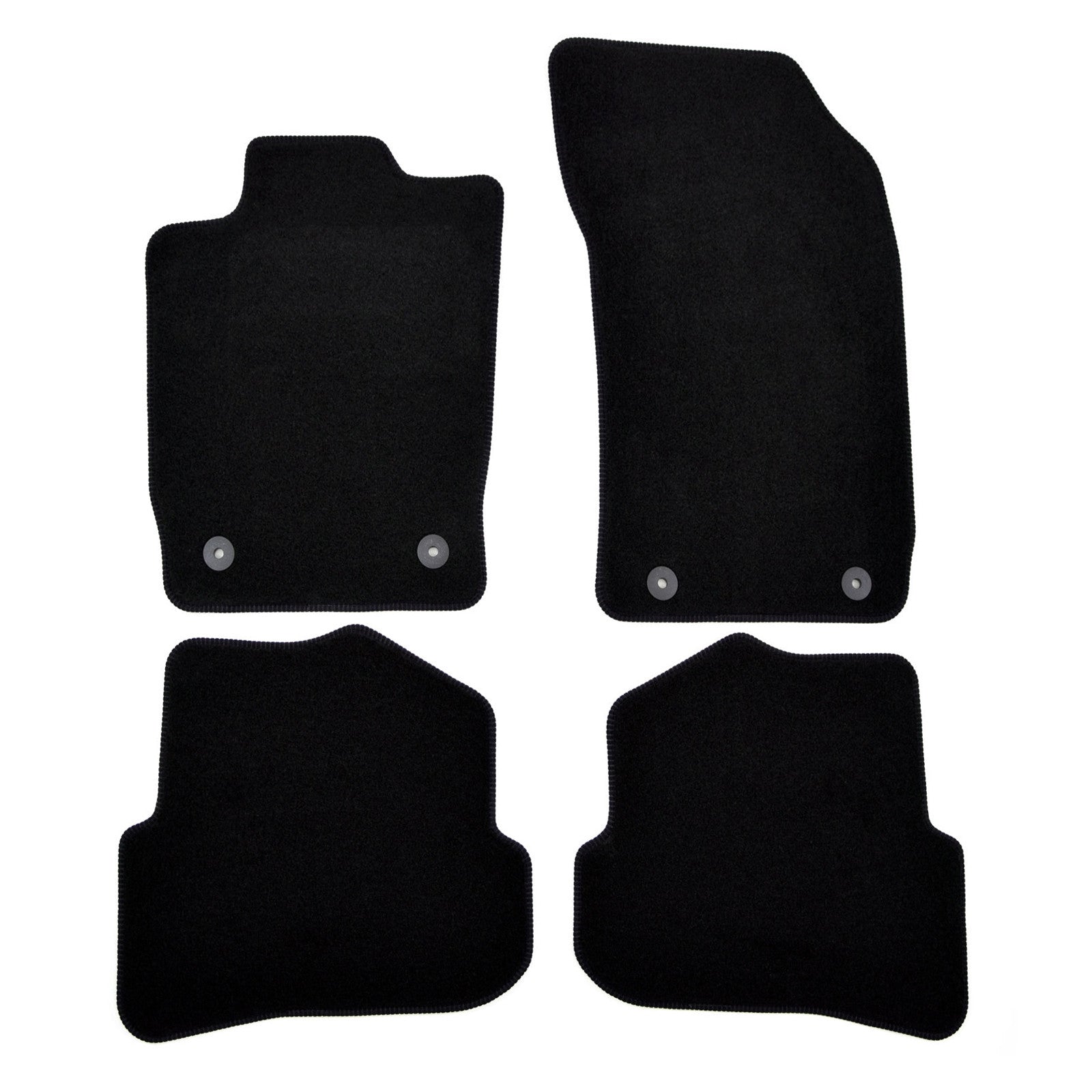 Covorase auto din velur Premium Black, Audi A1, 2010-2018