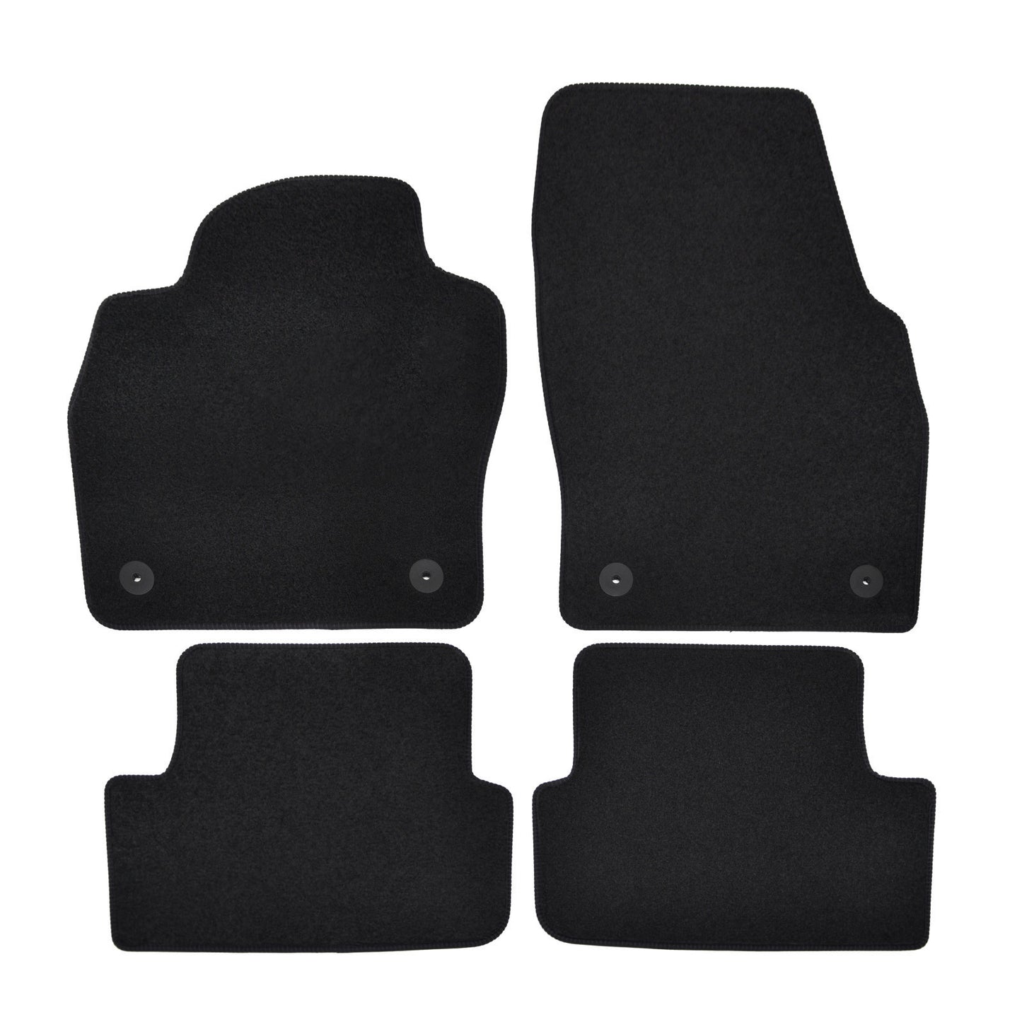 Covorase auto din velur Premium Black, Audi A1, 2019-