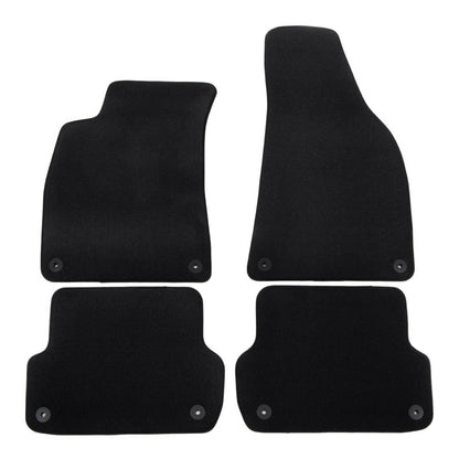 Covorase auto din velur Premium Black, Audi A4 (B6/B7), 2001-2008