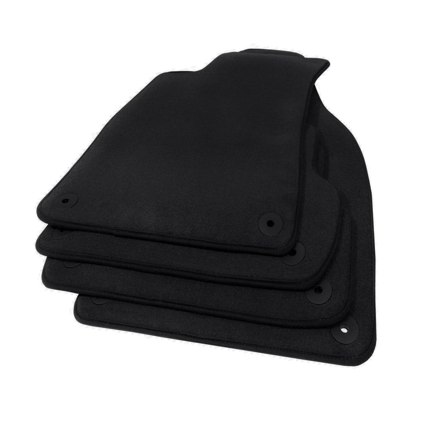 Covorase auto din velur Premium Black, Audi A4 (B6/B7), 2001-2008