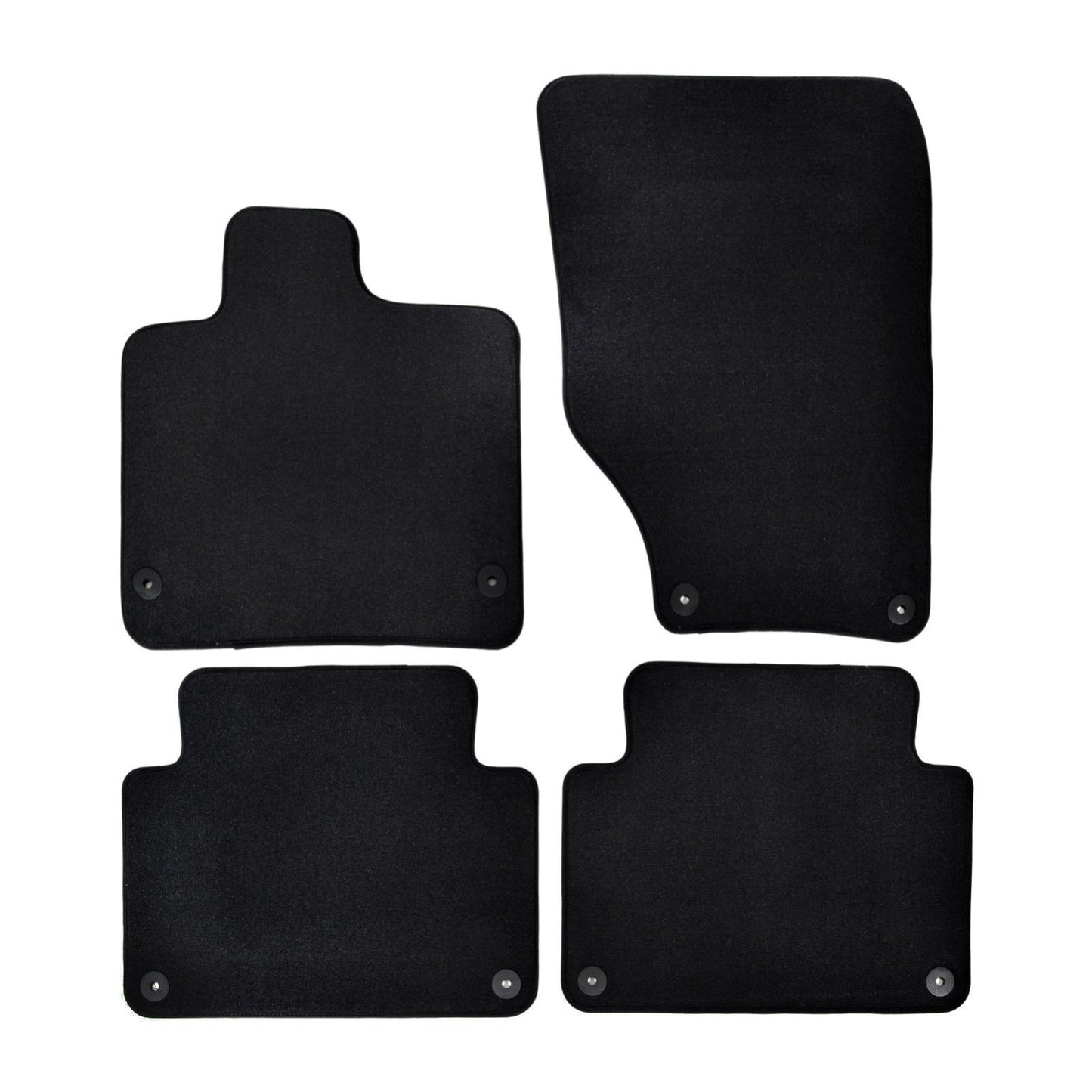 Covorase auto din velur Premium Black, Audi Q7, SUV, 2006-2015