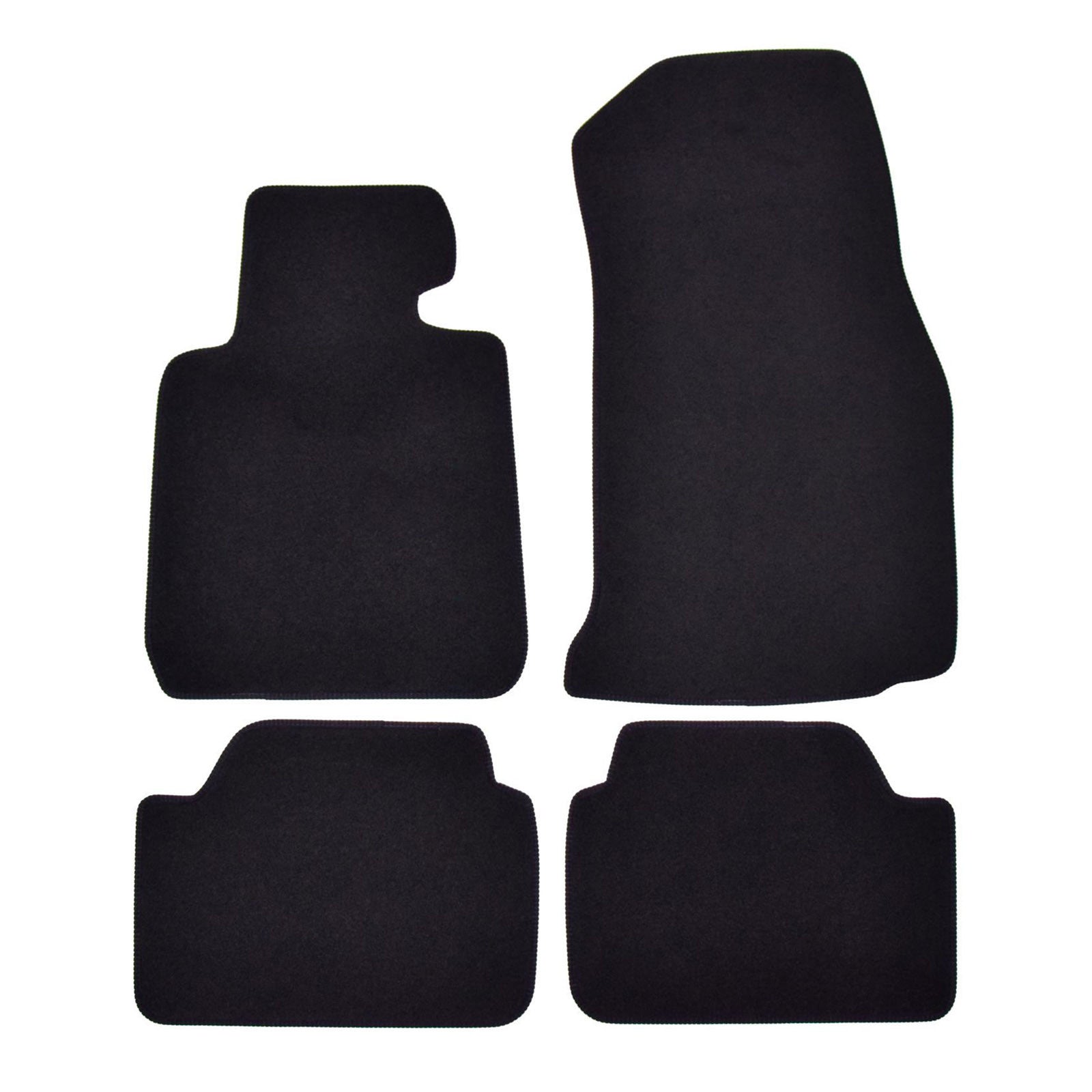 Covorase auto din velur Premium Black, BMW Seria 1 (F20), 2011-2019
