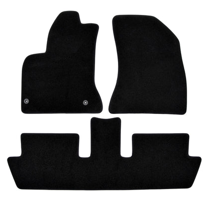 Covorase auto din velur Premium Black, Citroen C4 Grand Picasso, 2006-2013
