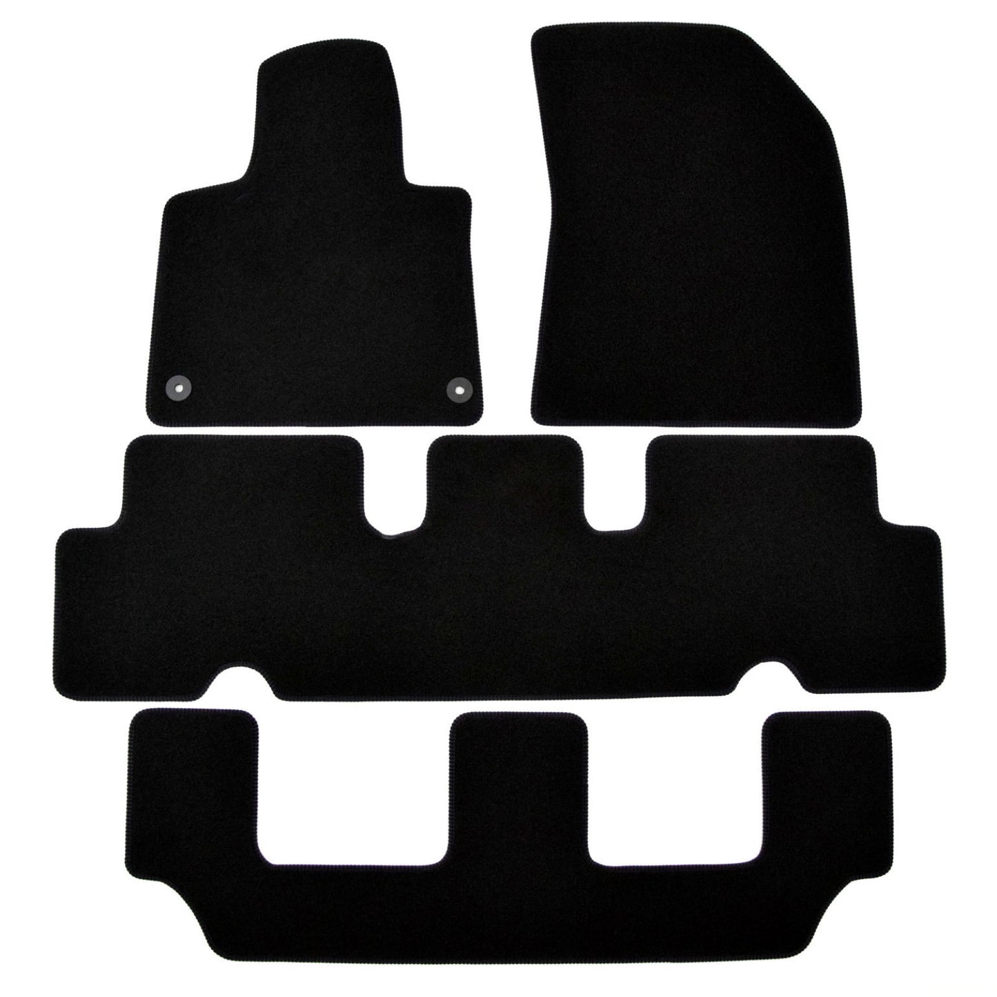 Covorase auto din velur Premium Black, Citroen C4 Grand Picasso, 2014-