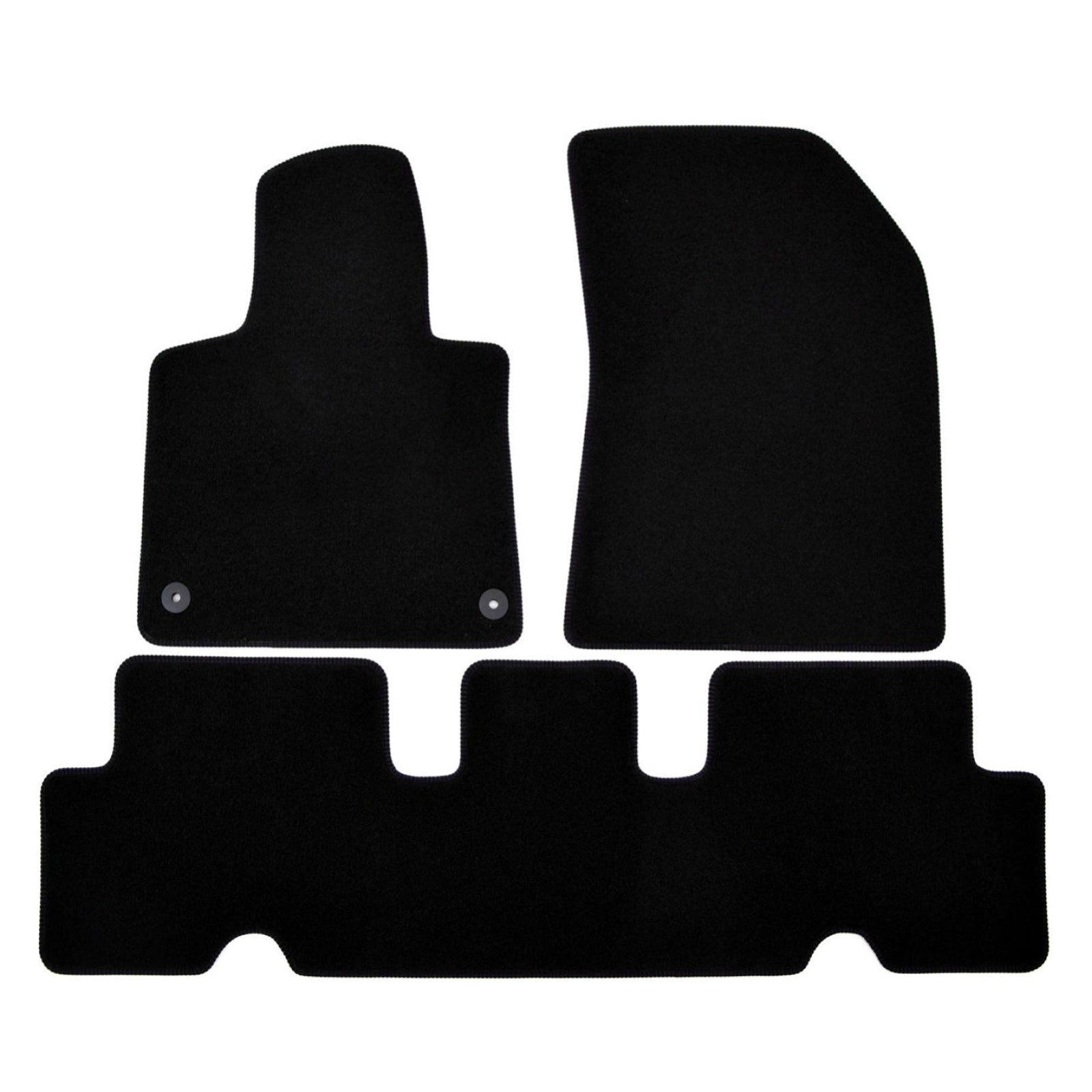 Covorase auto din velur Premium Black, Citroen C4 Picasso, 2014-