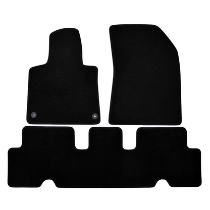 Covorase auto din velur Premium Black, Citroen C4 Picasso, 2014-