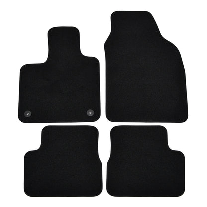 Covorase auto din velur Premium Black, Fiat 500e, electric, 2020-