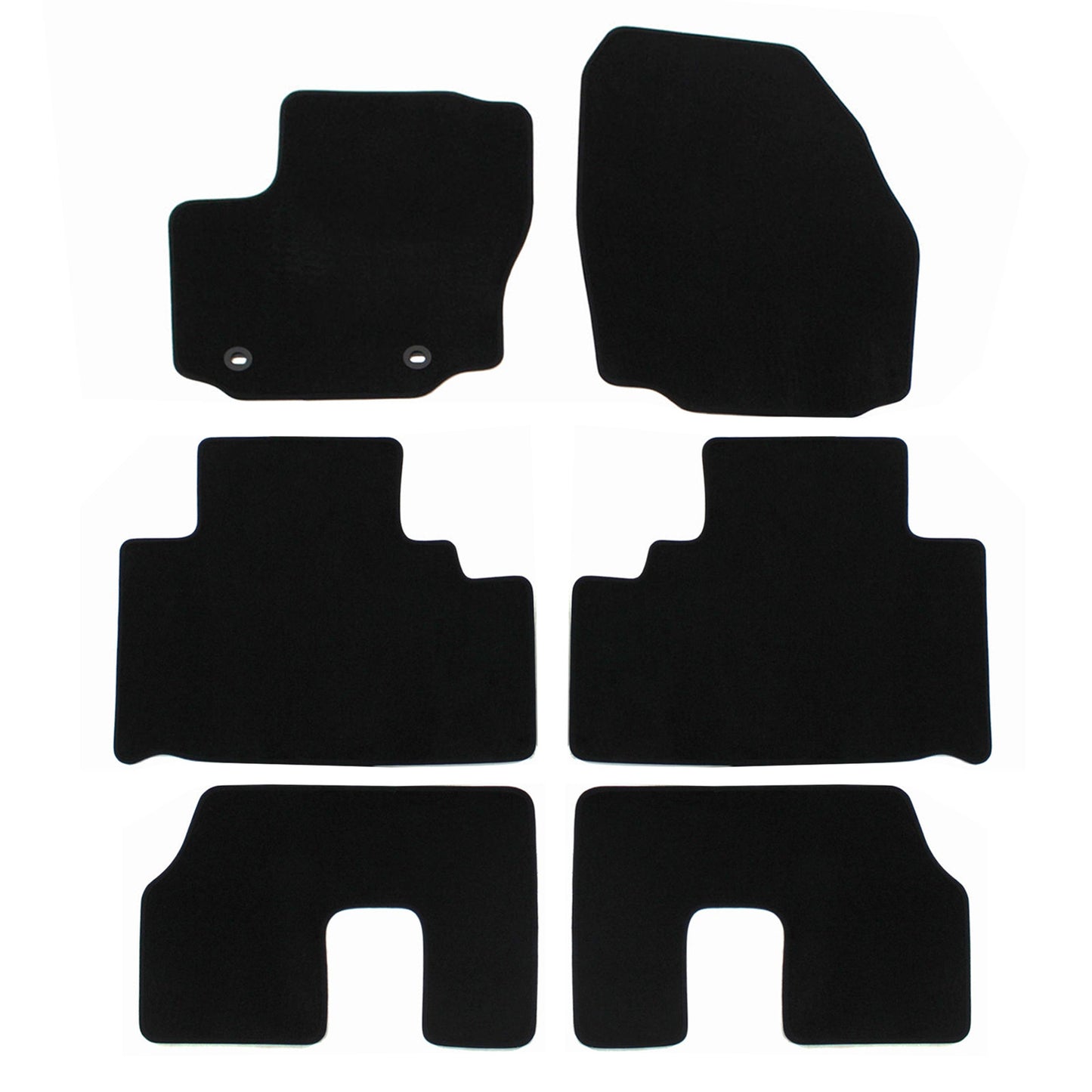 Covorase auto din velur Premium Black, Ford S-Max, 2006-2015