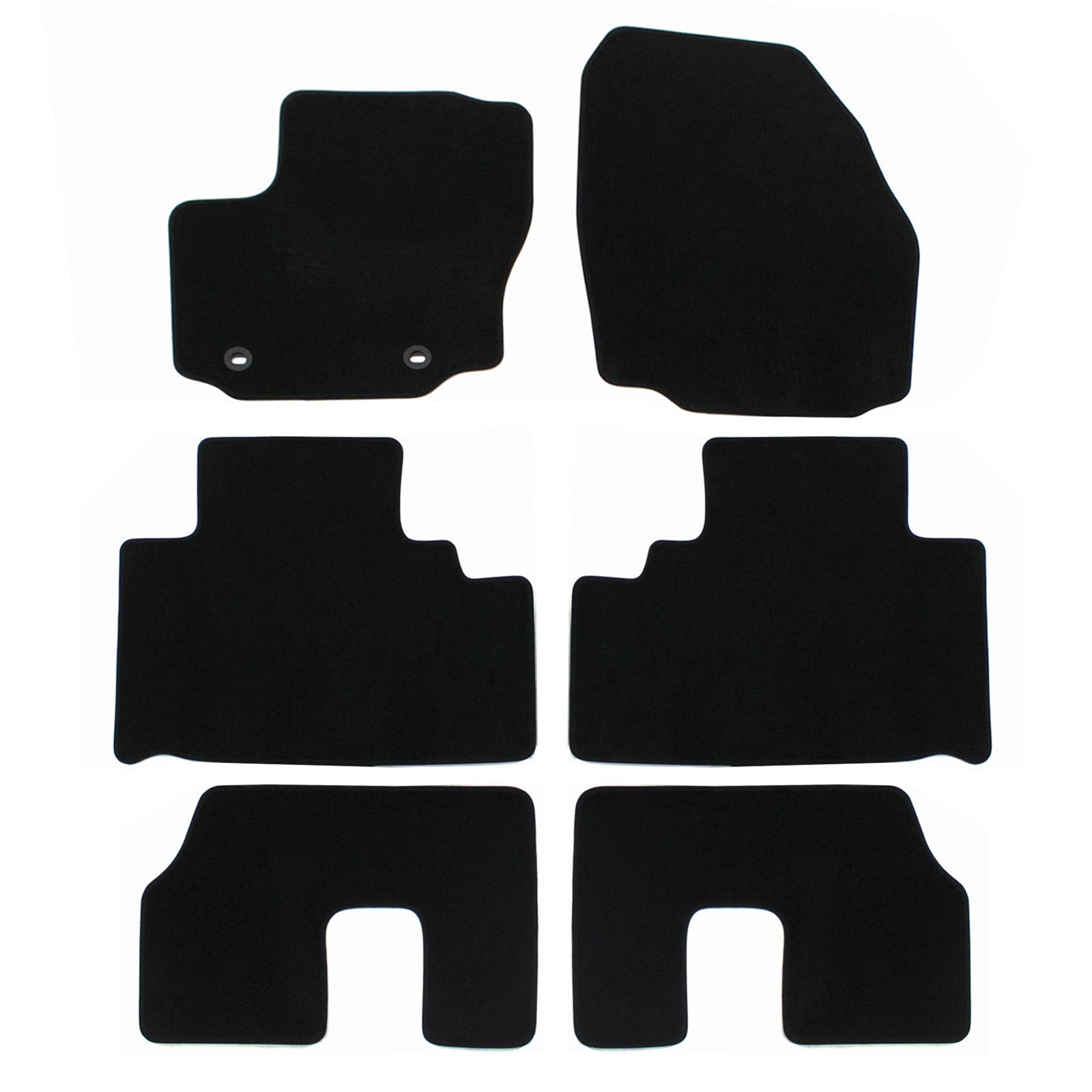 Covorase auto din velur Premium Black, Ford S-Max, 2006-2015
