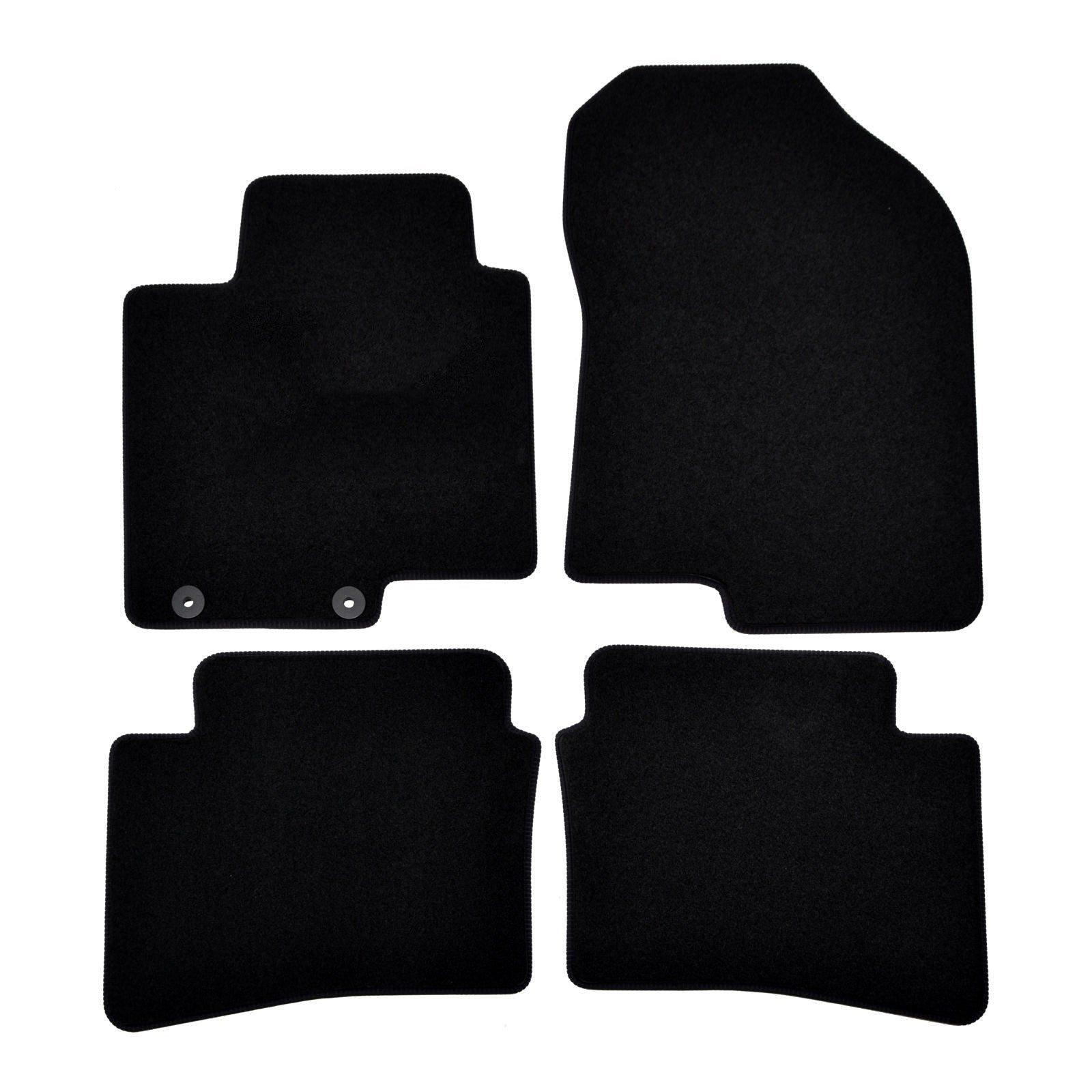 Covorase auto din velur Premium Black, Hyundai Bayon, 2021-