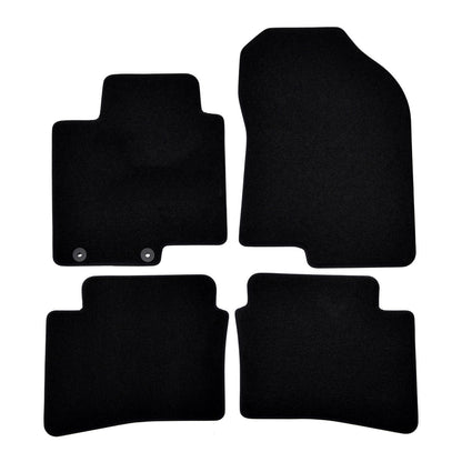 Covorase auto din velur Premium Black, Hyundai Bayon, 2021-