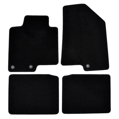 Covorase auto din velur Premium Black, Hyundai i40, 2011-