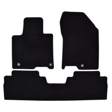 Covorase auto din velur Premium Black, Hyundai Santa Fe, 2018-2020